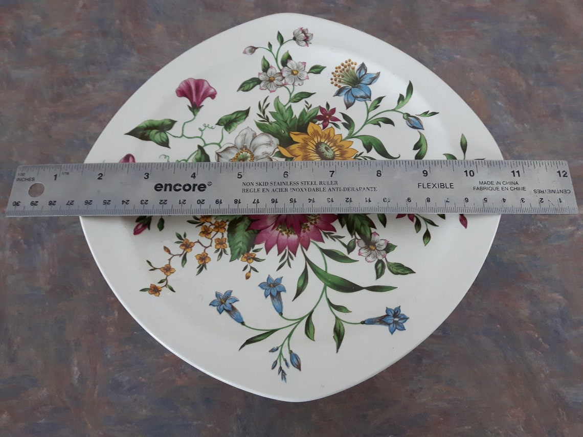 Stylecraft by Midwinter Pedestal Plate Semi Porcelain Plate Etsy