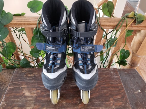 Rollerblades Bladerunner Vintage - Taille 8 Homme, Gris Et Noir - Occasion Avec Légère Usure - Marque Rollerblade