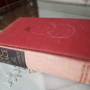 Krieg und Frieden von Leo Tolstoy Inner Sanctum Edition mit Leseführer und Lesezeichen, Krieg und Frieden 1942 Inner Sanctum Edition