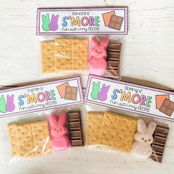 S'MORE Fun with my PEEPS Gift Tag