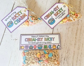 Lucky Charm Gift Tags for Students