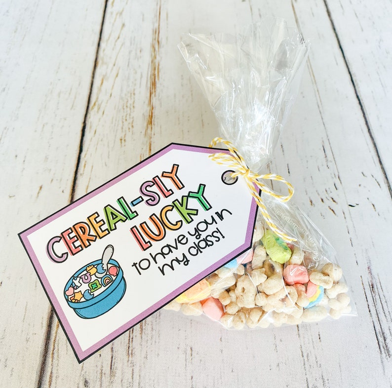 Lucky Charm Gift Tags for Students - Etsy