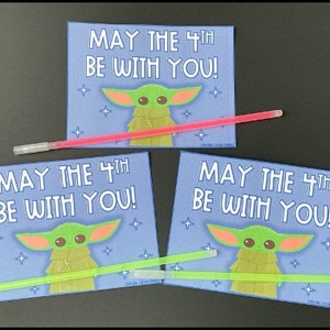 May the 4th Be With You Baby Yoda Geschenkanhänger