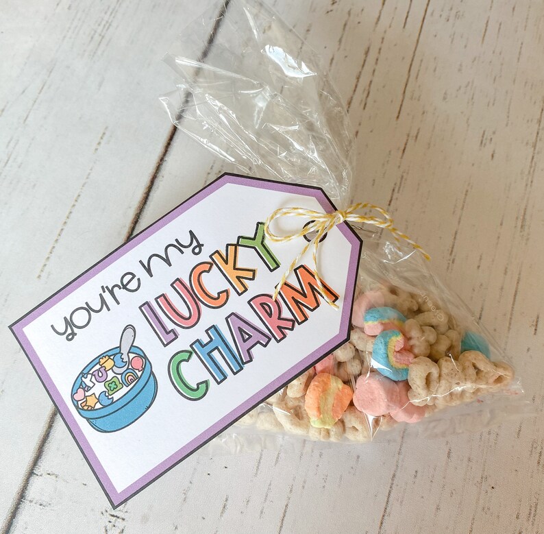 Lucky Charm Gift Tags for Students - Etsy