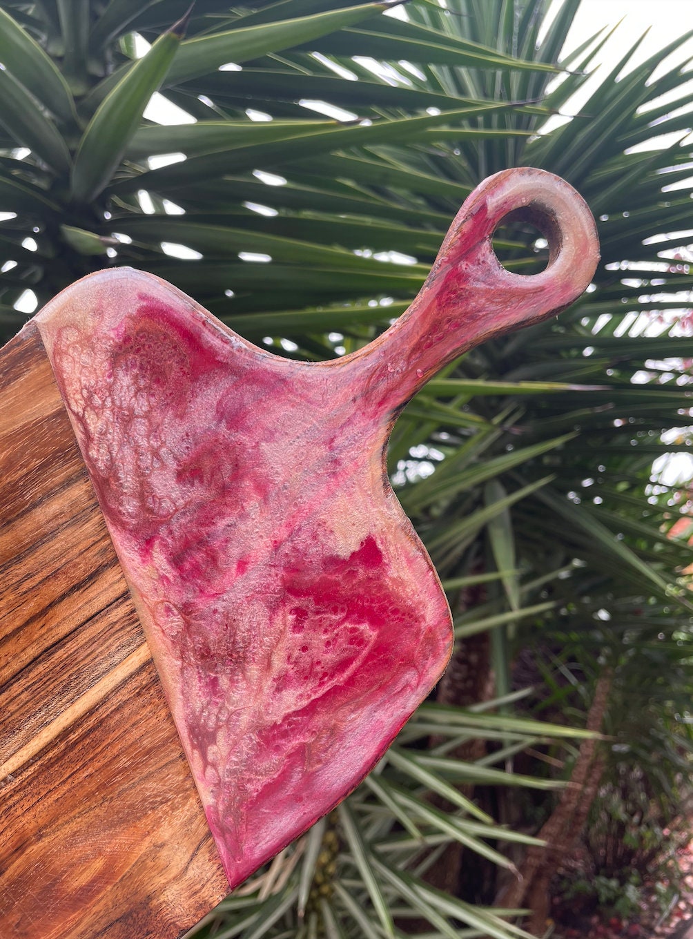 Pink Resin Cheese Board Serving Platter Etsy Australia