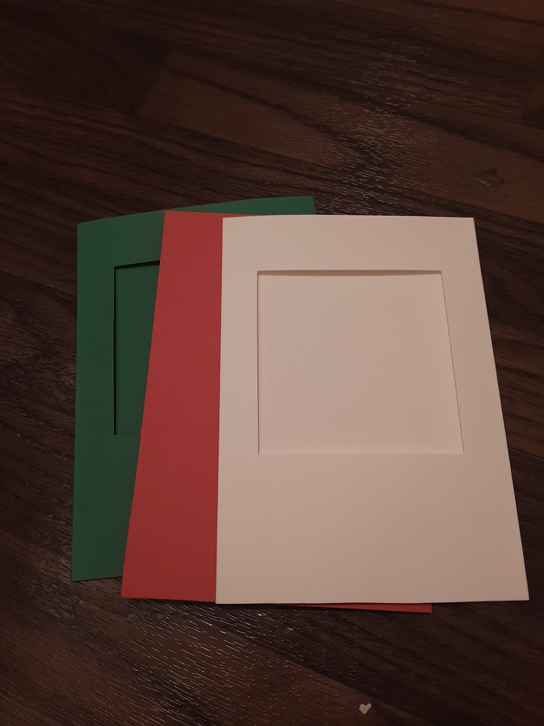 5 Handmade A7 Trifold Square Shaped Cards - Etsy