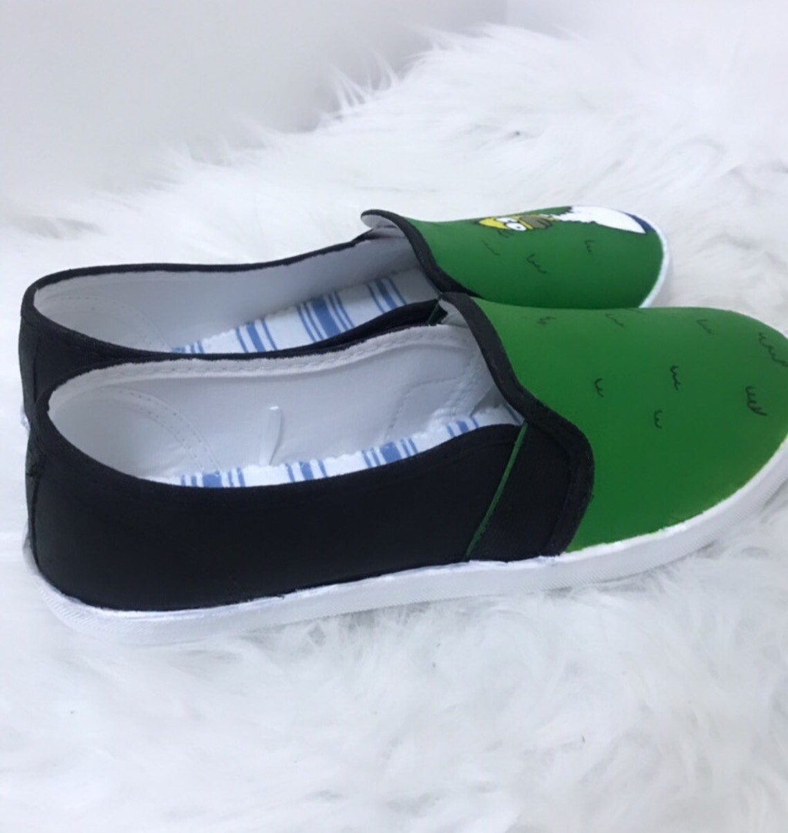 Simpsons Shoes Hand-painted | Etsy