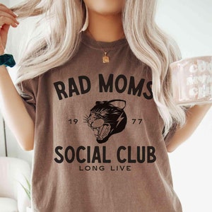 Mama Shirt Mom Shirts Comfort Colors Rad Moms Social Club Mothers of Mayhem Cool Moms Club badass Mama Shirt Goth Moto Edgy Grunge Rebel Mom