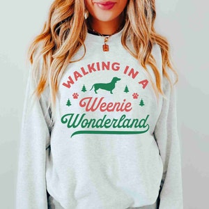 Camiseta navideña con diseño de salchicha salchicha, regalo divertido de Navidad para amantes de los perros salchicha, camiseta de perro salchicha, camiseta de perro salchicha, camiseta navideña con diseño de salchicha salchicha