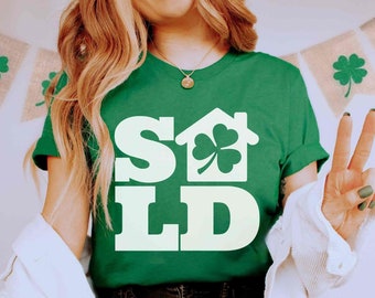 Real Estate Agent St. Patricks Day Shirt Real Estate St. Patricks Day Shirt Funny Real Estate Shirt St Patrick's Day Real Estate Shirt Irish