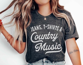 Retro Country Shirt Nashville Shirt Country Music Lover Country Concert Tee Southern Farm Shirt Raised on 90s Country Shirt Jeans Tshirts