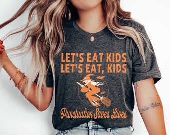 Funny English Teacher Shirt Grammar Shirt Teacher Halloween Shirt Funny Halloween Shirt for Teacher Halloween Party Shirt Gift For Teacher