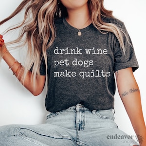Quilting Shirt Quilter Shirt Quilting Mom Shirt Gift for Mom Mother&#39;s Day Gift Sewing Shirt Sewing Gift Gift for Quilter Retro Quilt Shirt