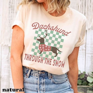 Dachshund Shirt Dachshund Christmas Shirt Matching Couples shirts Cute Dachshund Mom Christmas Shirt Dachshund Owner Gift Weiner Dog Gifts