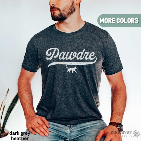 Funny Shirt Men Pawdre Cat Dad Shirt Fathers Day Gift for Cat Dad Shirt Funny Cat Tee Husband Gift Cat Lover Gift for Him Distressed Pawdre