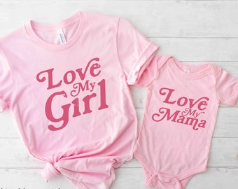 First Mothers Day Mommy and Me Shirt Matching Mother Daughter Shirts Mommy and Me Outfits First Mother's Day Gift Mama's Girl Shirt Baby Boy