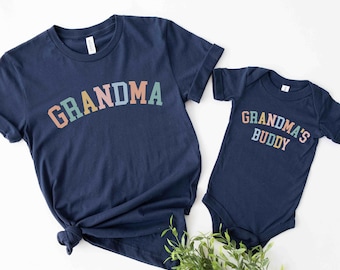 Grandma and Me Matching Shirts New Grandma Gift Matching Grandma Grandson Shirt Mother's Day Gift for Grandma Boy Grandma Grandma's Boy