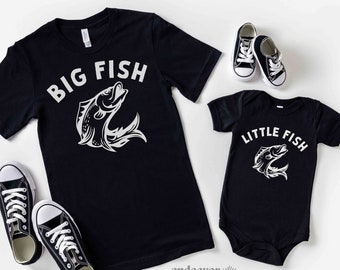 Daddy and Me Shirts Father's Day Gift Dad and Son Daughter Matching Fishing Shirt Dad Baby Father Son Grandpa and Me Grandson Granddaughter
