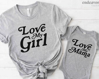 First Mothers Day Mommy and Me Shirt Matching Mother Daughter Shirts Mommy and Me Outfits First Mother's Day Gift Mama's Girl Shirt Baby Boy