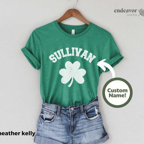 Personalised St. Patrick's Day Jumper - Leprechaun Shamrock Unisex Sweatshirt (Gildan)