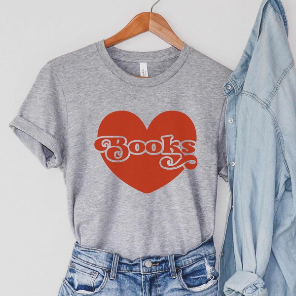 Librarian Valentines Day Shirt, Book Lovers Shirt, Retro Librarian Shirt, Teacher Shirt Books Are My Valentine Shirt, Book Club Gift Bookish