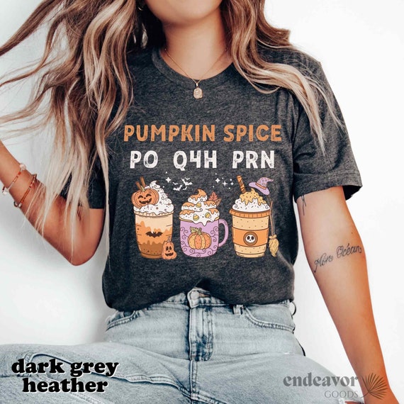 Halloween Nurse Shirt Fall Nurse Shirt Nurse Coffee Tee Pumpkin Spice Nurse Shirt Funny Nurse Halloween Shirt Funny Coffee Shirt CNA Doctor