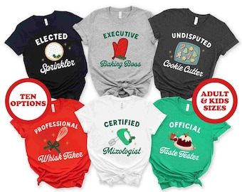 Christmas Baking Shirts Christmas Cookie Shirt Matching Family Shirts Family Christmas Shirt Baking Crew Shirts toddler baby women christmas
