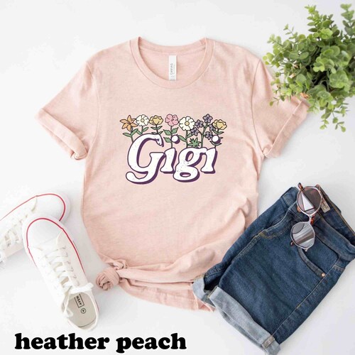 Gigi Shirt Floral Gigi Shirt Mother's Day Shirt Gifts for Gigi Mother's Day Gift for Gigi Grandma Shirt Promoted to Gigi Cute New Gigi Shirt