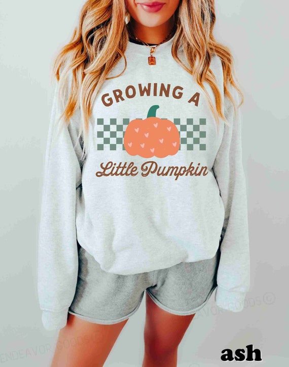 Fall Pregnancy Announcement Sweatshirt Fall Maternity Shirt Thanksgiving Pregnancy Announcement Shirt Pumpkin Tee Expecting a Little Pumpkin