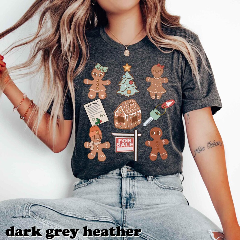 Real Estate Christmas Shirt Cute Real Estate Agent Shirt Holiday Real