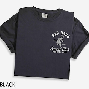 Dad Shirt Rad Dad Social Club Shirt Comfort Colors First Father's Day Gift Vintage Inspired Dad Shirt New Dad Gift Father's Day Shirt Tiger image 1