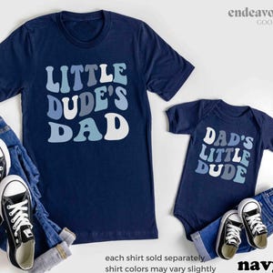 First Father&#39;s Day Gift Daddy and Me Shirts Matching Father Son Shirts Daddy and Me Outfits Baby Boy Daddy & Mini Shirts Toddler Youth
