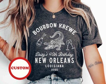 New Orleans Birthday Shirts Custom Nola Birthday Shirt Mardi Gras Birthday Matching Group Shirts NOLA girls trip sister trip mother daughter
