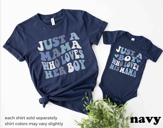 First Mother's Day Mommy and Me Shirts Matching Mother Son Shirts Mommy and Me Outfits First Mother's Day Gift Baby Boy Mama Mini Shirts