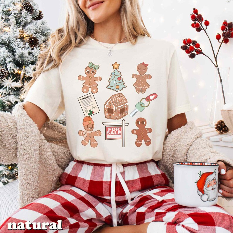 Real Estate Christmas Shirt Cute Real Estate Agent Shirt Holiday Real