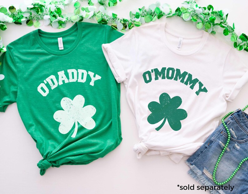 T-shirts De Fête Saint Patrick Pour Couple – Noir, Taille M – Neufs Avec étiquettes, Marque Silver Lake