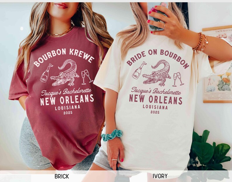 Tacque New Orleans Bachelorette Shirts Custom Nola Bachelorette Shirt Mardi ...