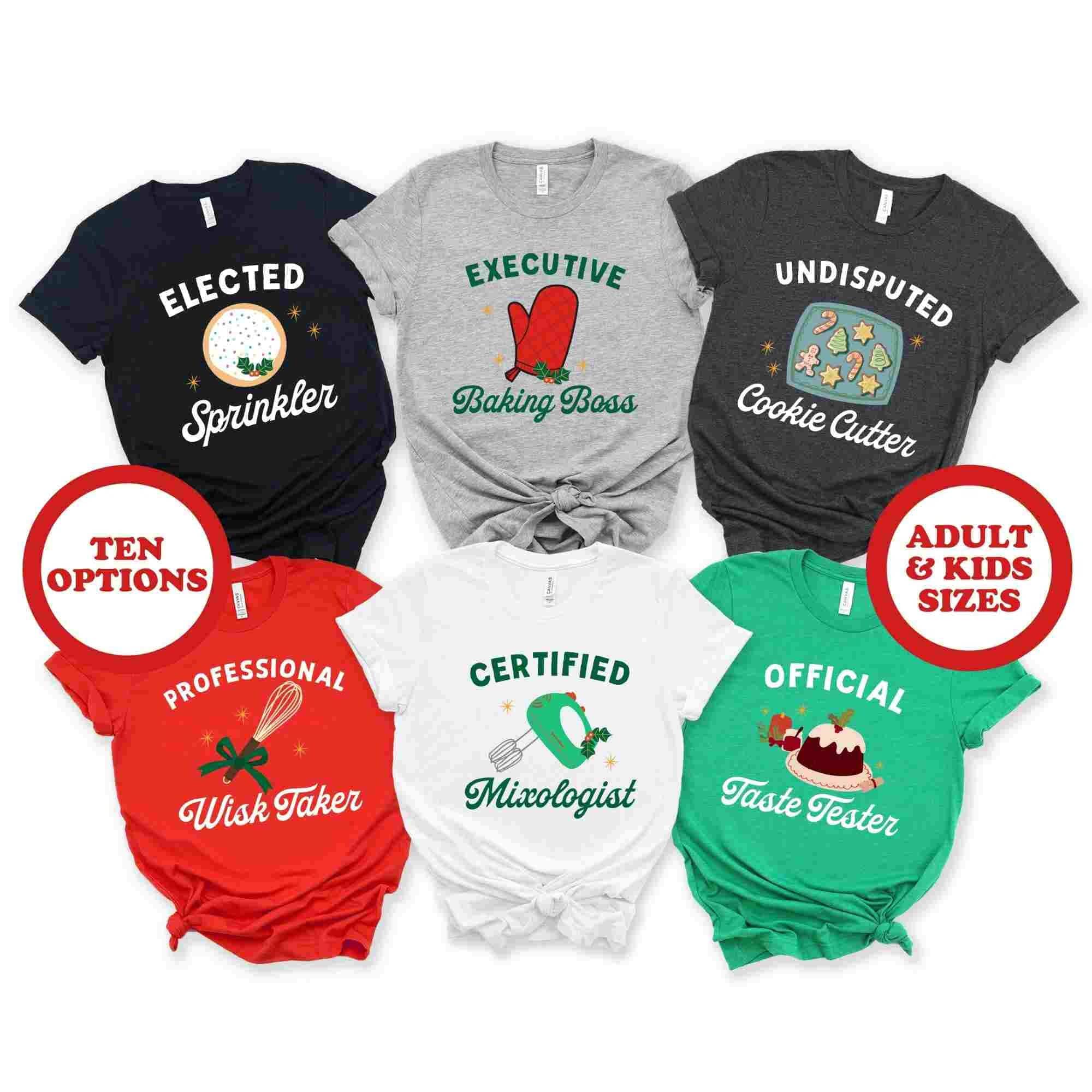 Christmas Baking Shirts Christmas Cookie Shirt Matching Family Shirts Family Christmas Shirt Baking Crew Shirts toddler baby women christmas