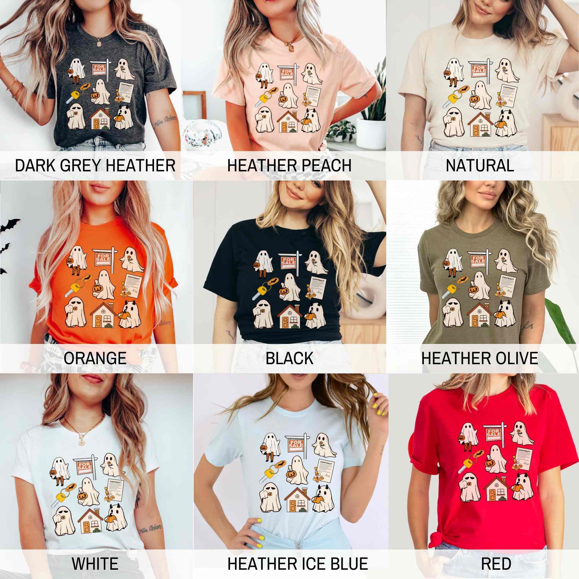 Real Estate Halloween Shirt Cute Real Estate Agent Shirt Fall Real Estate Gift for Real Estate Agent Halloween Real Estate Broker Mortgage