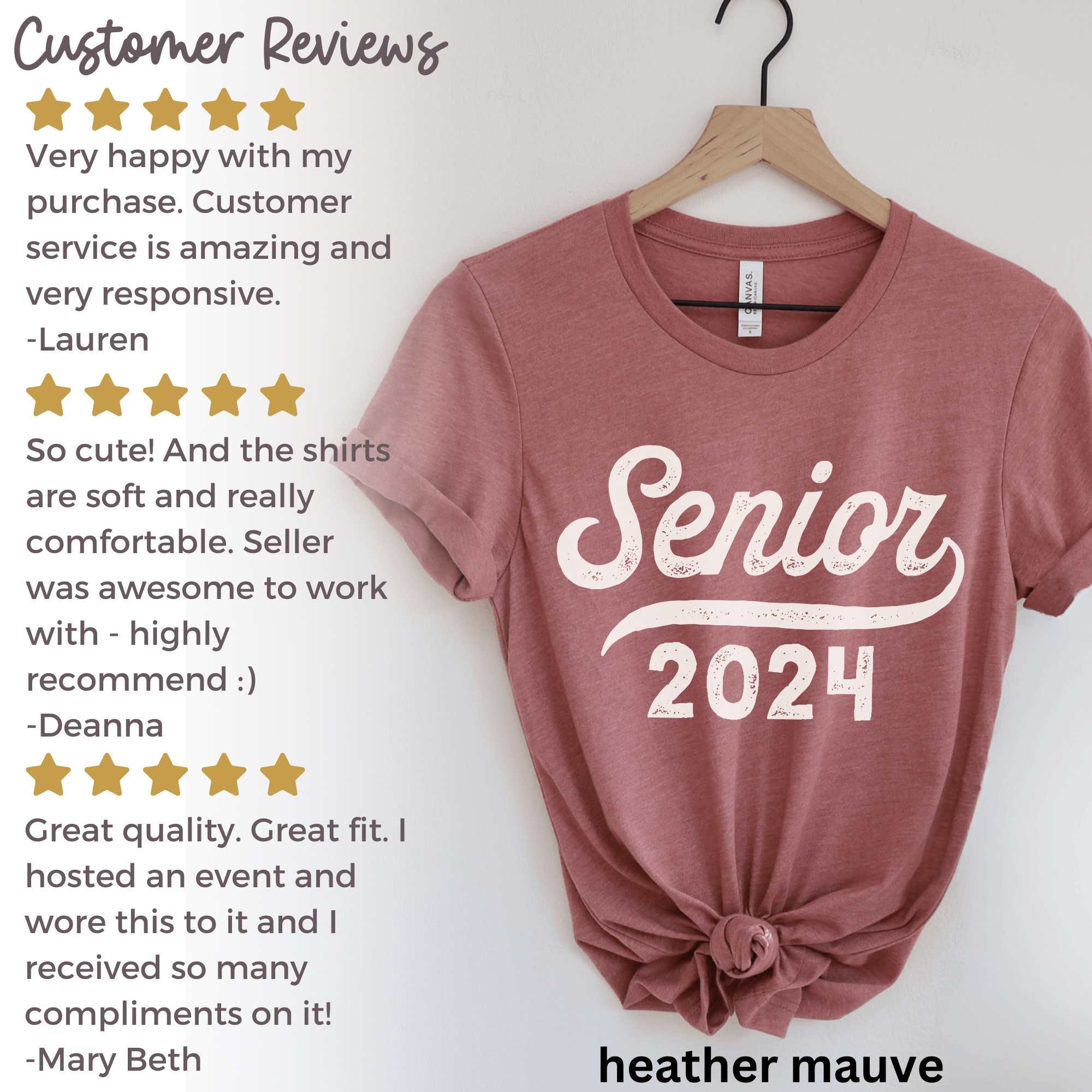 Class Of 2024 Senior 2024 Graduation Or First Day Of School Cute Gift Tall  T-Shirt