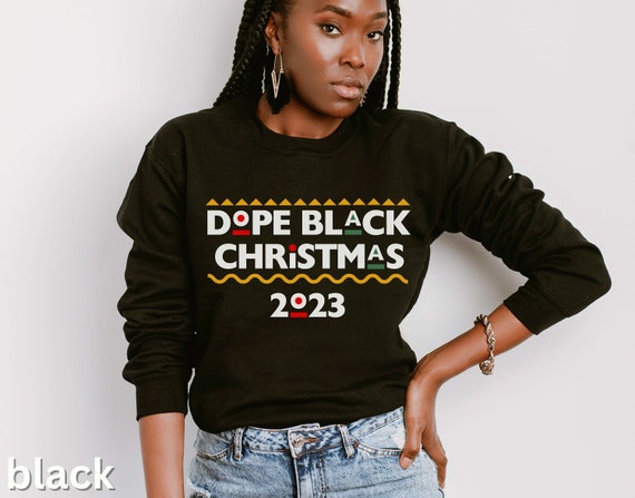 Womens black shop christmas sweater