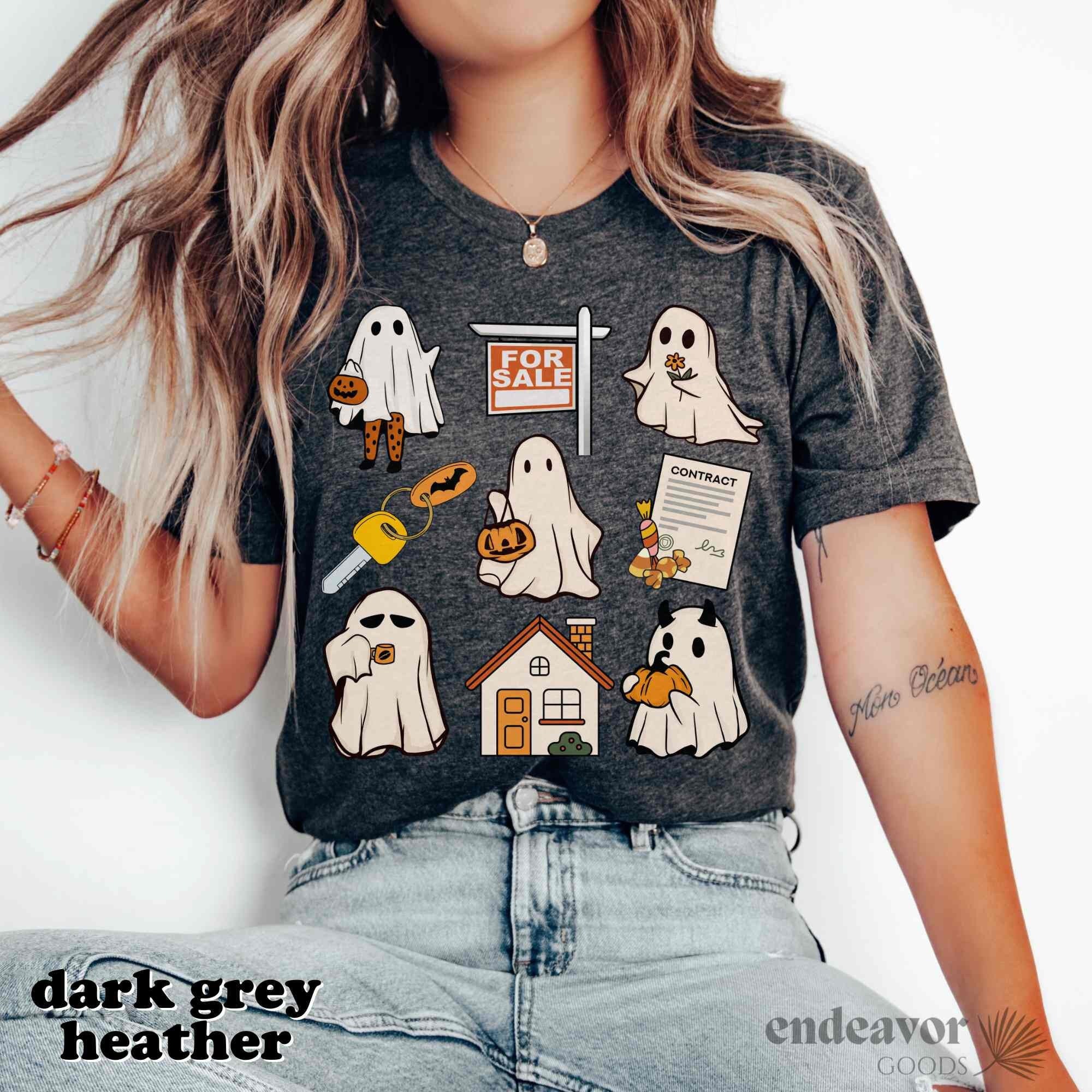 Real Estate Halloween Shirt Cute Real Estate Agent Shirt Fall Real Estate Gift for Real Estate Agent Halloween Real Estate Broker Mortgage