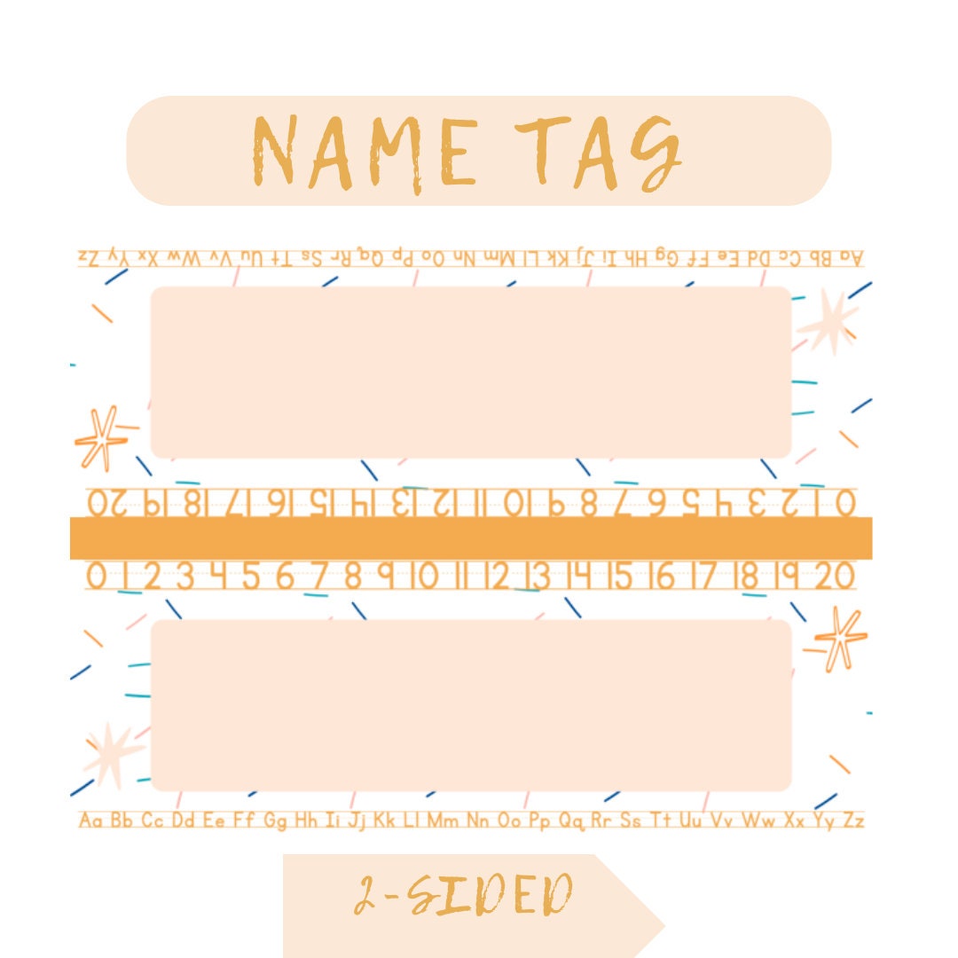 Editable School Desk Name Tag, Name Tag, Student Name Tag, Teacher ...