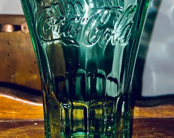 Retro Coke Glass Etsy