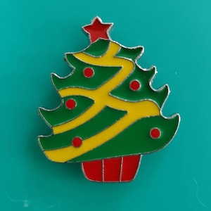 Metal Tipsy Christmas Tree cover minder or fridge magnet