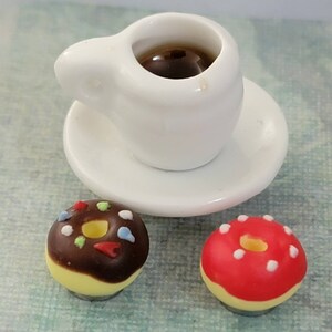 Coffee with Donuts Cover Minder or fridge magnet