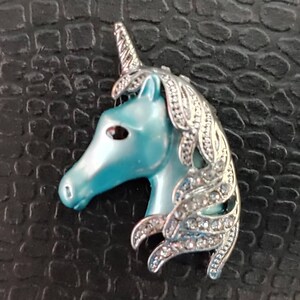 Blue Unicorn Cover Minder or fridge magnet