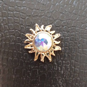 Imanes para nevera o para cubrir el sol con gemas de oro amarillo