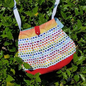 Pride Polka Dot Heart Crossbody Bag
