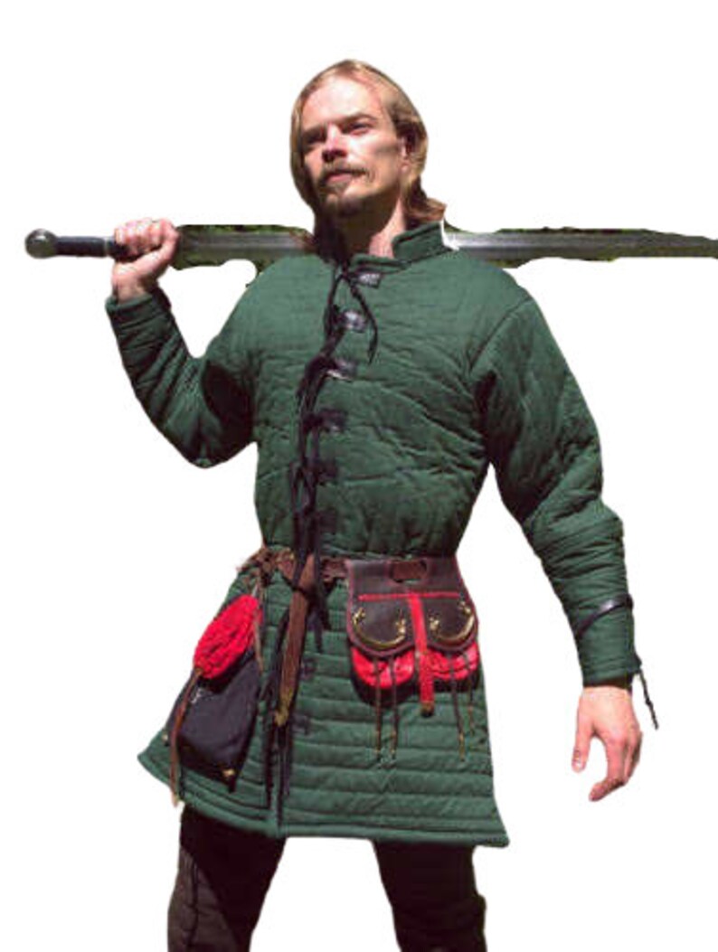 Medieval Thick Padded Gambeson suit of armor quilted costumes theater larp TUU1